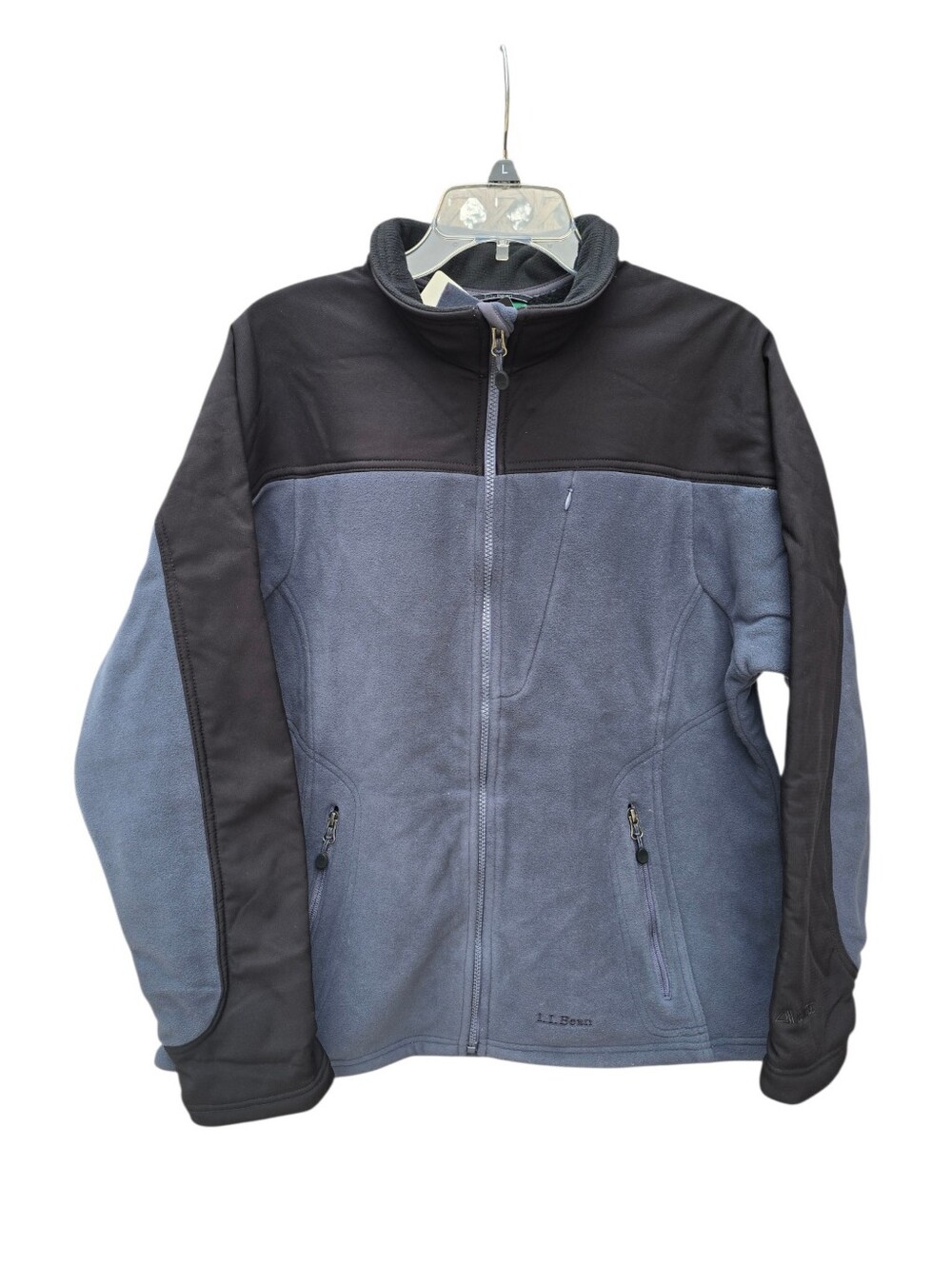 L.L. Bean NWT Women's Softshell Fleece Full Zip Windpro Polartec Jacket XL Gray